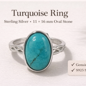 Oval Turquoise Ring