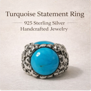 Statement Turquoise Ring